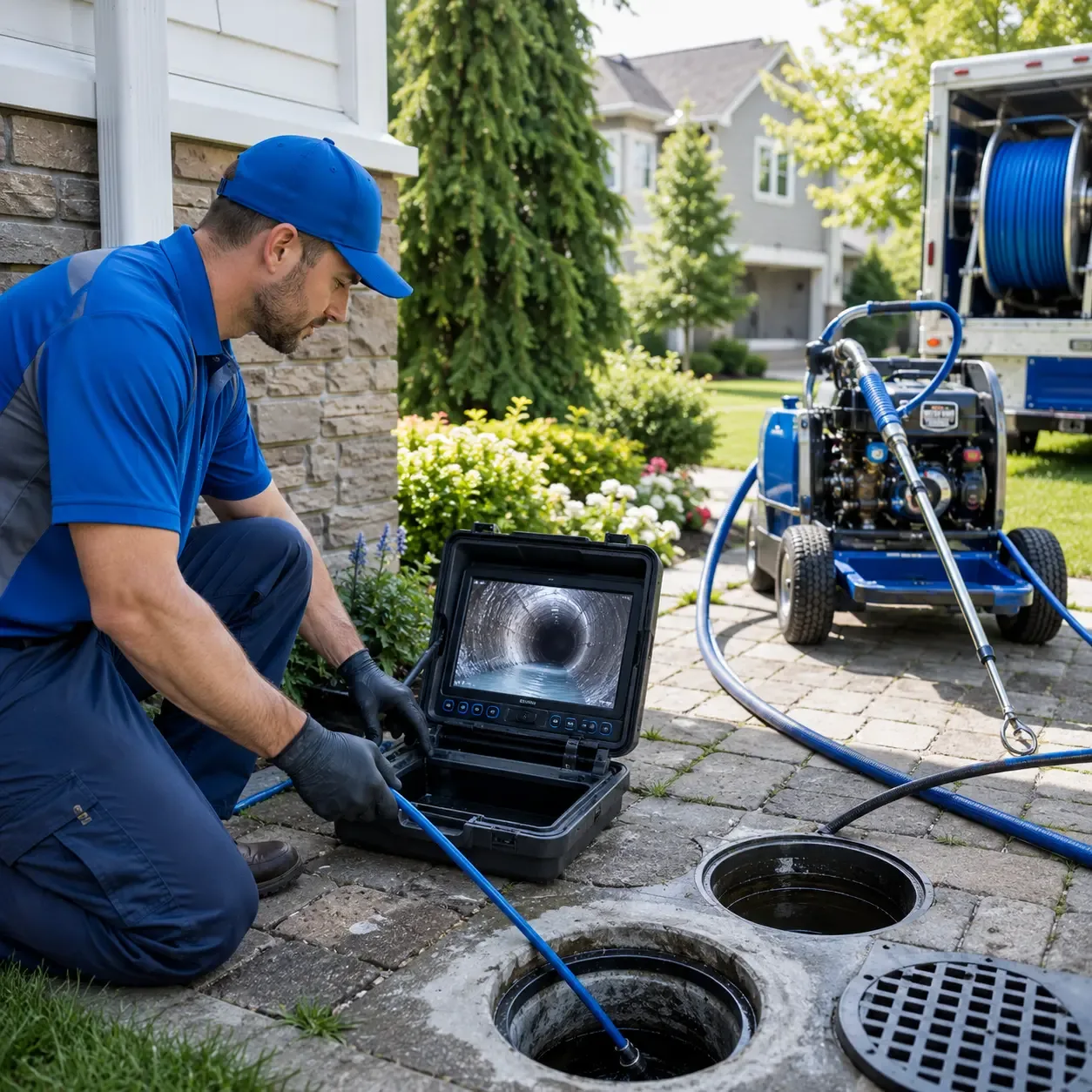 Outdoor drain cleaning professionals serving Bradley Beach, NJ